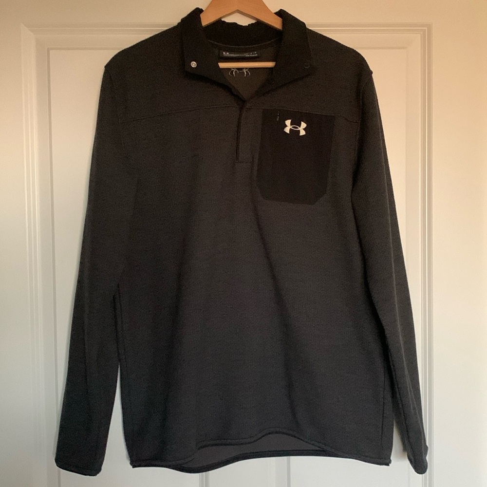NWOT Men’s Under Armour Specialist Henley Button Pullover